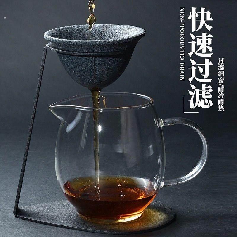无孔茶漏家用高端茶滤茶水分离创意支架日式小青柑专用泡茶壶高档图片