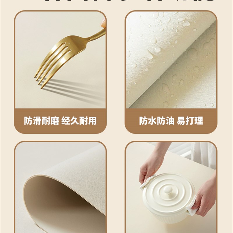 桌垫来图定制图案logo皮革电脑鼠标垫DIY高级防水防油桌布书桌垫图片