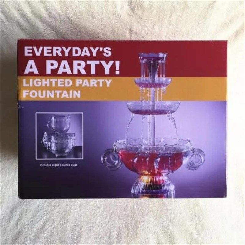 红酒喷泉机 分酒器果汁饮料醒酒电动另出售巧克力喷泉机器商家用