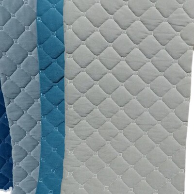 玛莎绒柔软舒适绒面沙发垫布料绗绣加棉加厚防滑半成品面料厂家