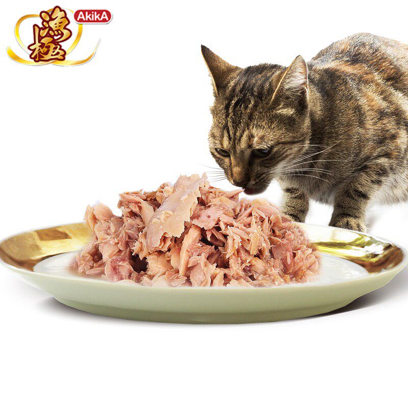 渔极AR无谷物零食猫罐头白肉猫湿粮成猫幼猫零食70G*36罐 包邮