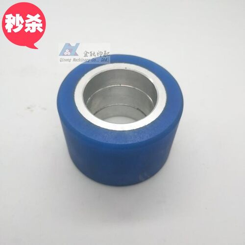 文承覆膜机拉断轮导向轮胶轮PU胶轮压纸轮光明过胶机走纸胶轮滚轮