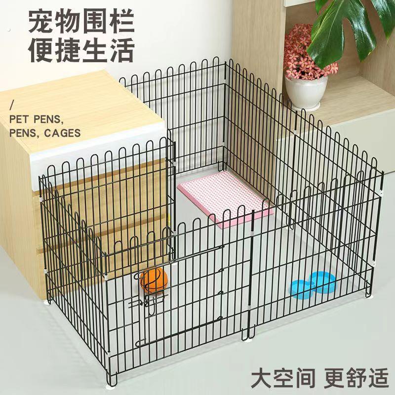 狗笼子室内狗狗围栏家用折叠围栏笼子大空间宠物栅栏门鸡围栏挡板