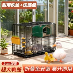 柯尔鸭专用笼子大号加粗加密养小鸭子小鸡的别墅笼装芦丁鸡房子窝