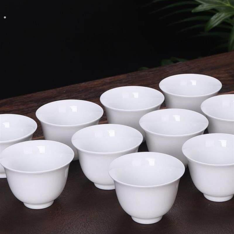 白酒杯祭祖陶瓷祭祀三钱杯酒杯白瓷白酒酒盅一口品茗杯供奉小酒杯
