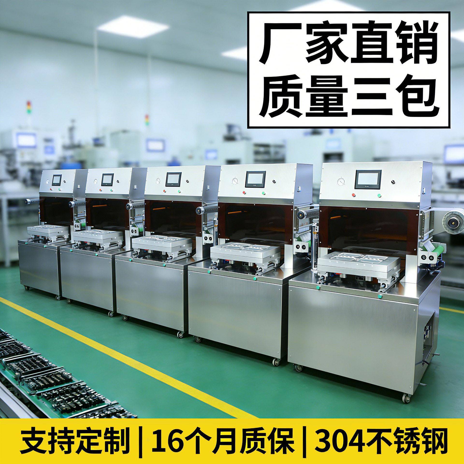 盒式真空包装机食品充氮锁鲜封装机生鲜盒装保鲜机卤味封口机密封
