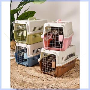 猫咪专用航空箱猫笼子可携式外出宠物托运箱车载狗笼手提塑料猫箱