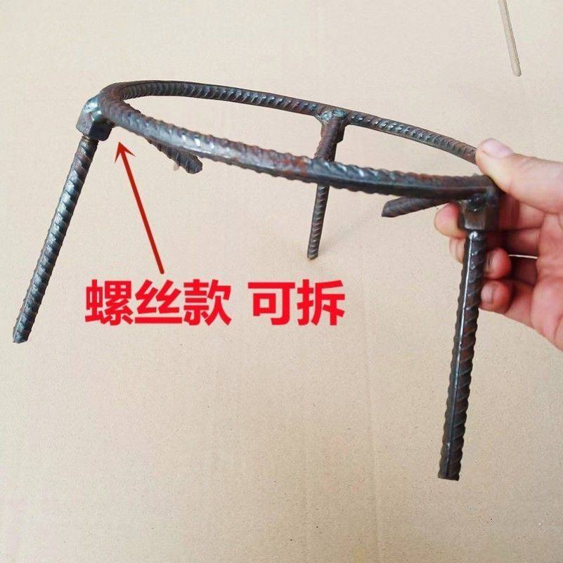 三角铁架野外火炉三角支架新款火架子家用柴火炉灶厂家直销锅架图片