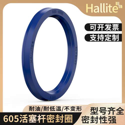Hallite进口油封密封圈605-35 36 38 40 42 43 45 50 53 55X10 11