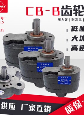 液压齿轮泵CB-B10/B4/B6/B16/B20/B25/B32/B40/50/63油泵配件大全