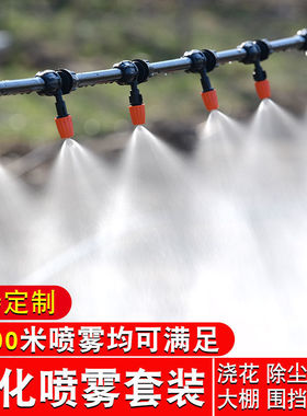 雾化喷头微雾农用喷雾器自动浇花器浇水喷淋降温除尘微喷灌溉系统