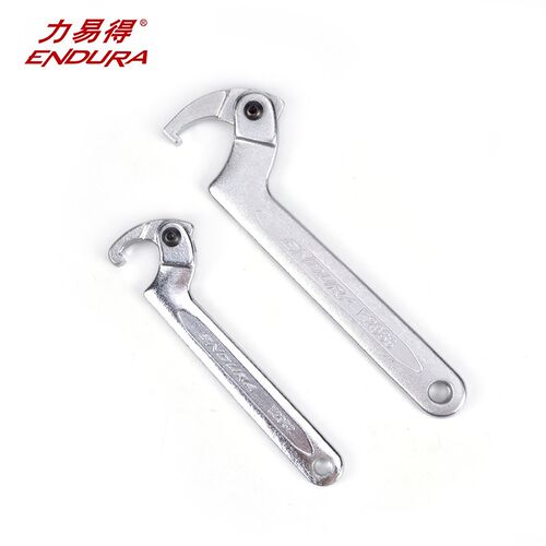 ENDURA力易得E2982勾型E2983扳手E2984油管单头铬钒钢全抛光梅花
