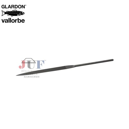 瑞士进口 Glardon Vallorbe鱼牌竹叶锉 单边三角执模整形金工锉刀