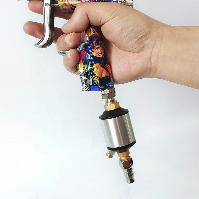 喷漆枪过滤器油水分离器过滤喷枪水汽枪尾水格喷枪精密过滤器水格