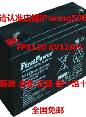 FirstPower FP6120(6V12Ah/20Hr)玩具车 车位锁 小孩子玩具车电池