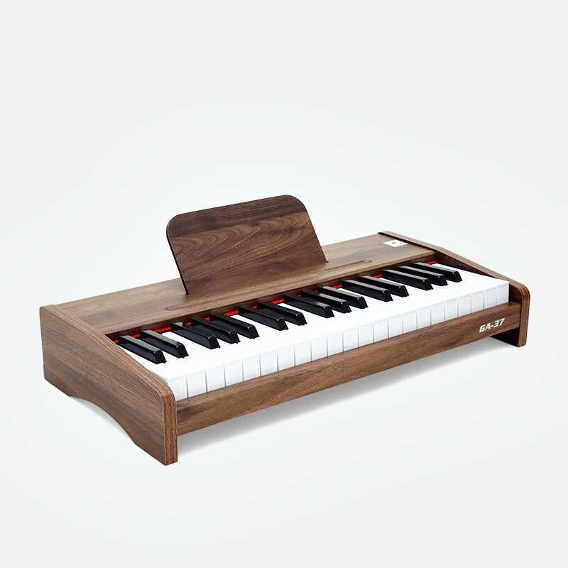 木质电子琴小钢琴37键初学者入门便携式初学者成年用成年人儿童25