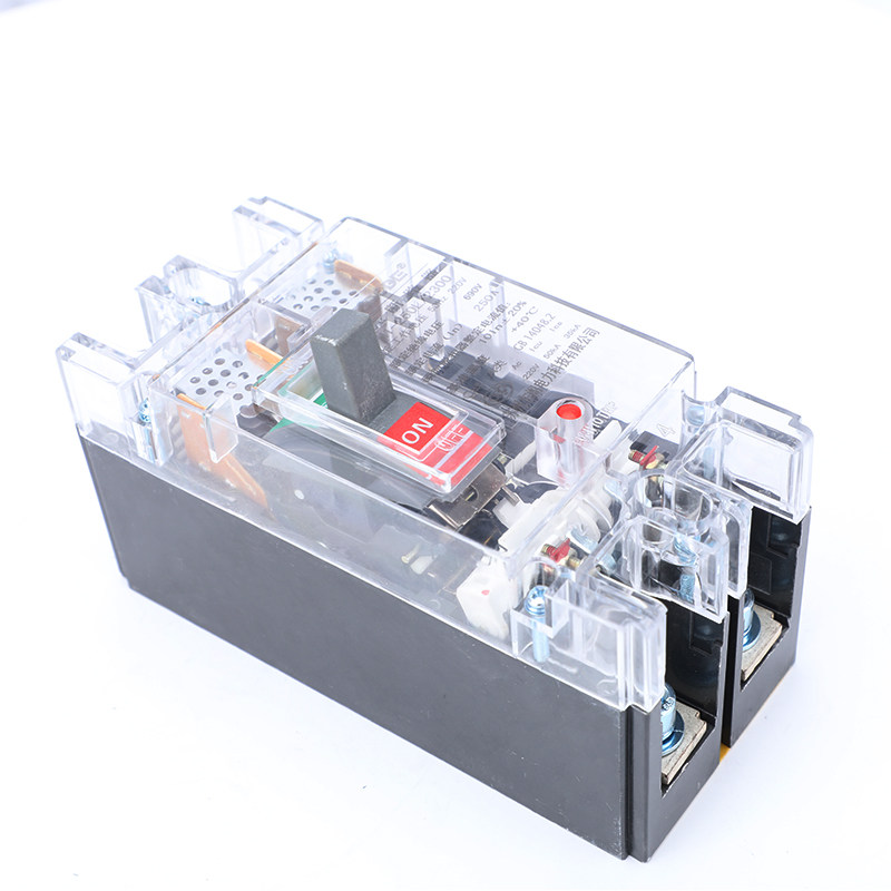 透明单相塑壳断路器空气开关160A200A250A二相家用大功率空开220V