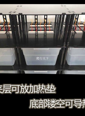 爬柜抽屉睫角R属巨人肥尾瘤尾守宫蜥蜴爬箱饲养箱pvc爬柜爬宠虫柜