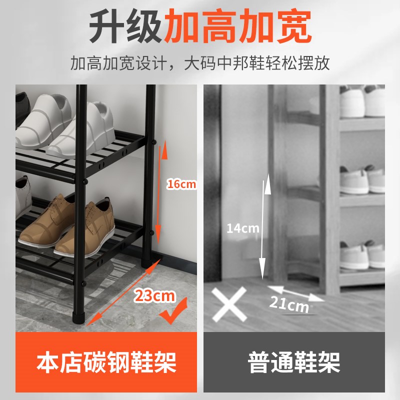 简易鞋架家用门口鞋架子好看室内经济型宿舍多层防尘大容量鞋柜