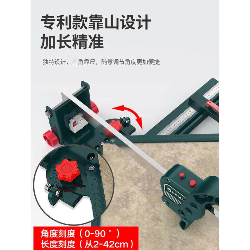 工具侠手动瓷砖切割机弹簧800刀新款推1000瓷砖推割刀1200地砖