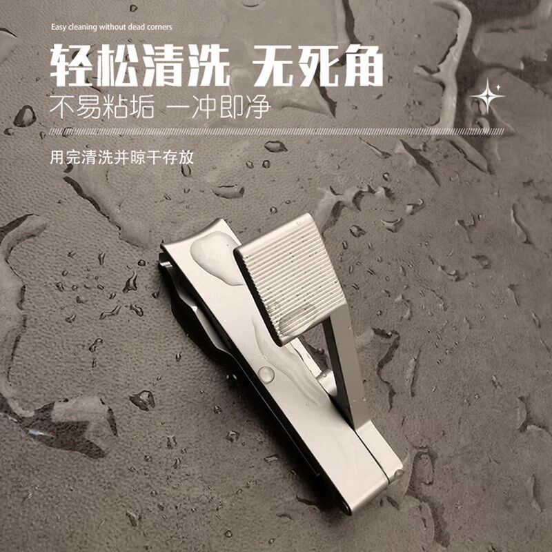 创意小巧便携家用指甲钳女指甲刀单个套装指甲剪防飞溅纳米玻璃挫