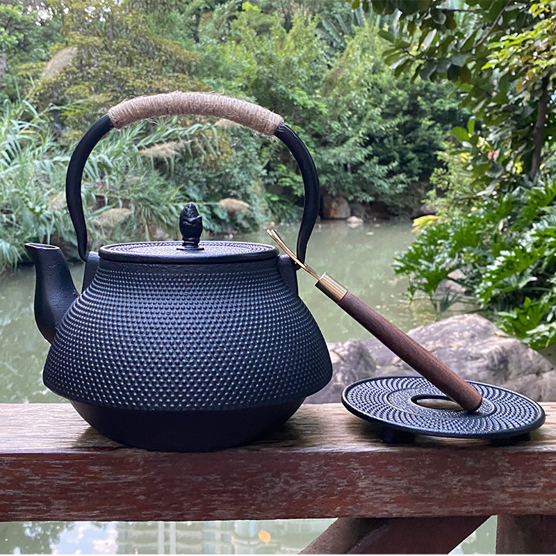 大容量铁壶 日式铸铁壶生铁壶烧水泡茶壶复古功夫茶壶 2.5L大茶壶