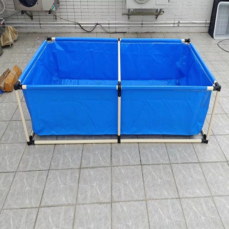 帆布鱼池防水布游泳池黄鳝养殖水箱蓄水池刀刮布锦鲤池