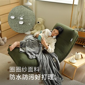 Kino月亮摇摇椅单人客厅懒人沙发可躺可睡家用休闲躺椅防水防污