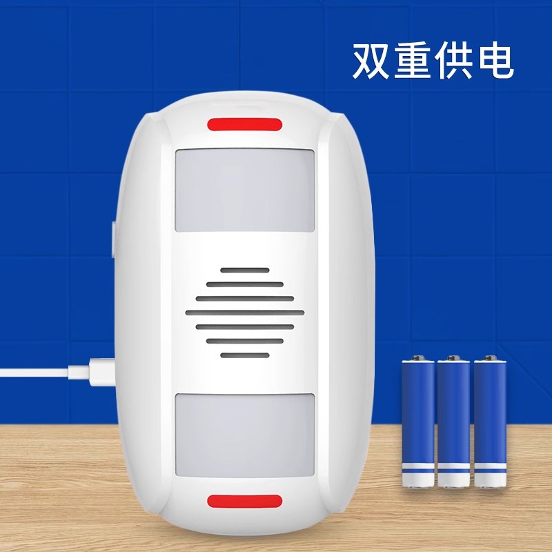 双向门前迎宾器进门欢迎光临出去谢谢惠顾门铃定制店内提示音喇叭