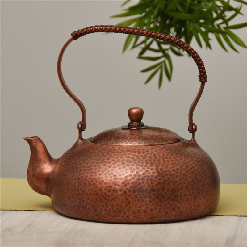 直供大容量 加厚纯紫铜壶 烧水壶 煮茶壶 个性茶艺壶