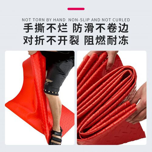 PVC防潮防水地垫 加厚橡胶防滑商用简约黑底人字纹地垫