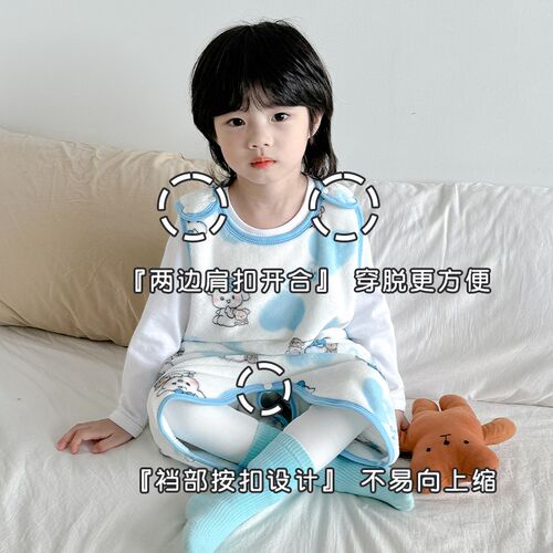 婴儿护肚围春秋冬款儿童睡觉护肚子神器冬季法兰绒宝宝肚兜防着凉