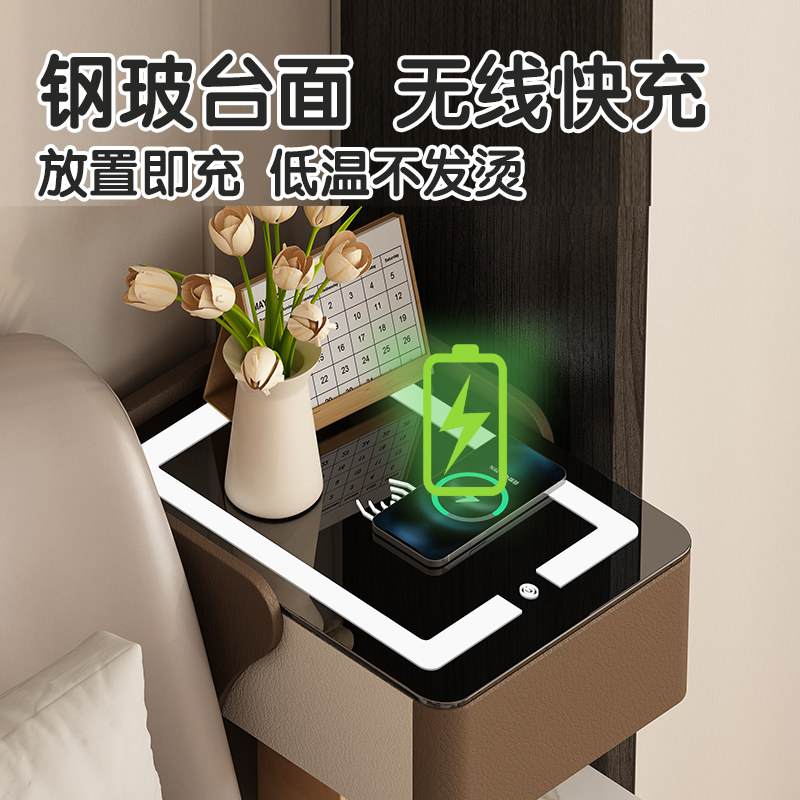 多功能升降床头柜投影仪支架蓝牙置物架柜边投影仪放置音响收纳几