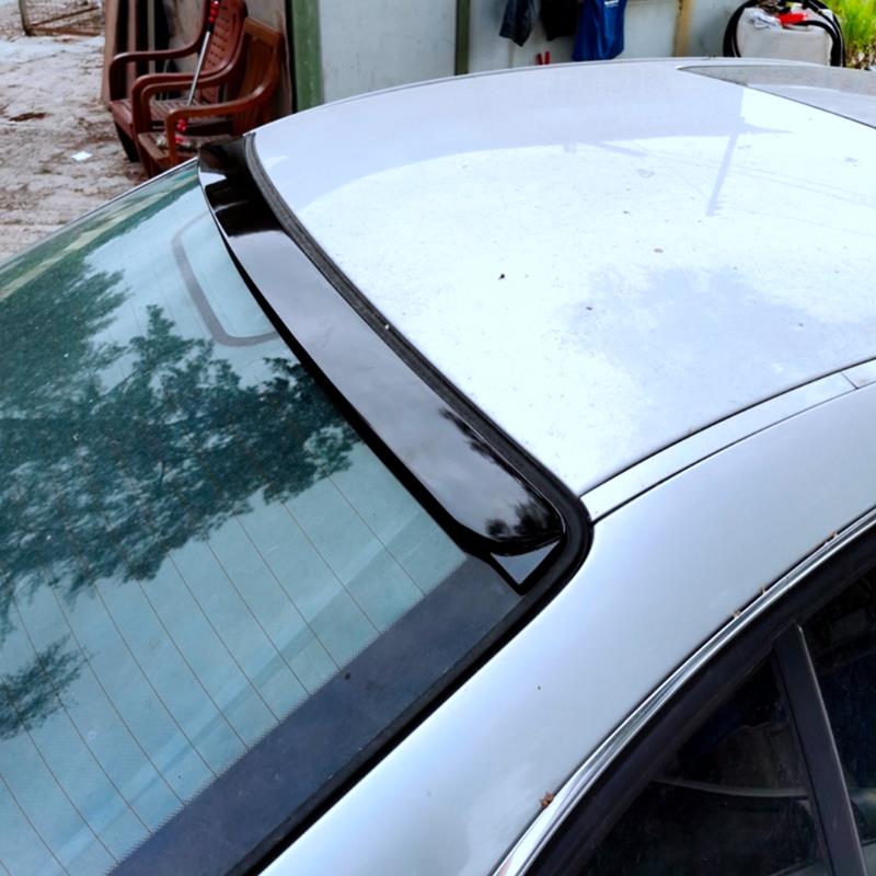 适用于宝马E46尾翼M3?E46四门车子安装尾翼顶翼免打孔烤漆定风翼