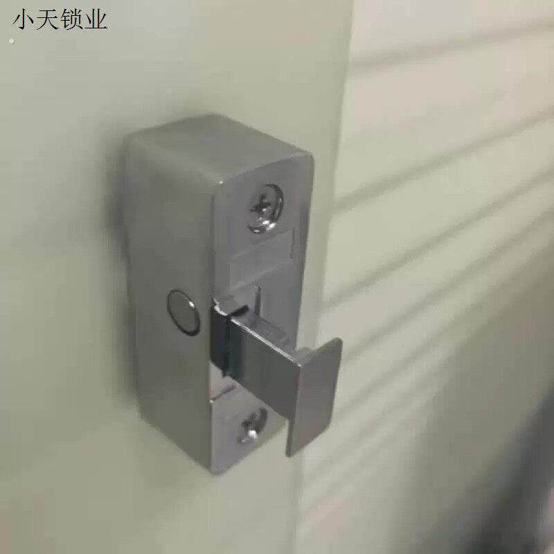 配件无框加厚款玻璃门推拉门锁移窗平移移窗锁扣浴室锁配件插销.