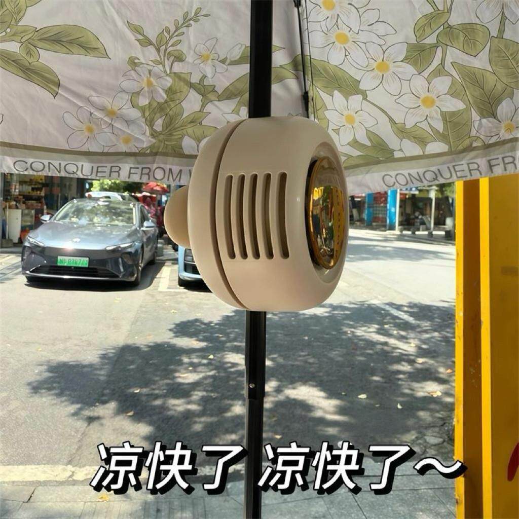 行走的小空调!小旋风无叶风扇便携式随身超强力迷你手持挂脖小型