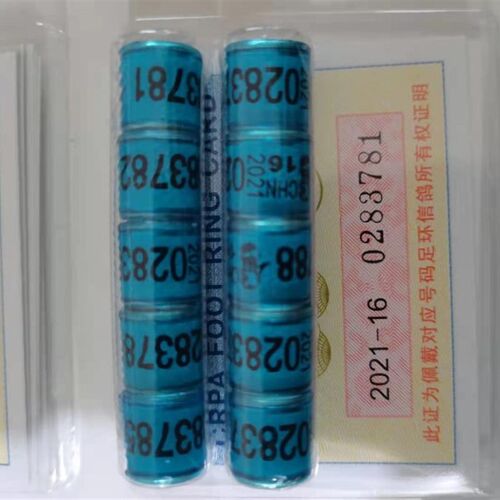 鸽子2021年正规全国统一环河南信鸽脚环比赛鸽子用品带证足环