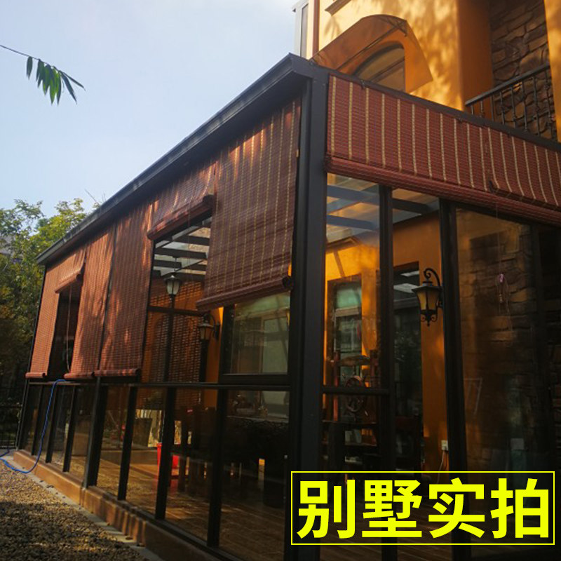 防霉防水窗帘卷帘隔断户外走廊遮光遮阳台室外庭院凉亭浴室帘子