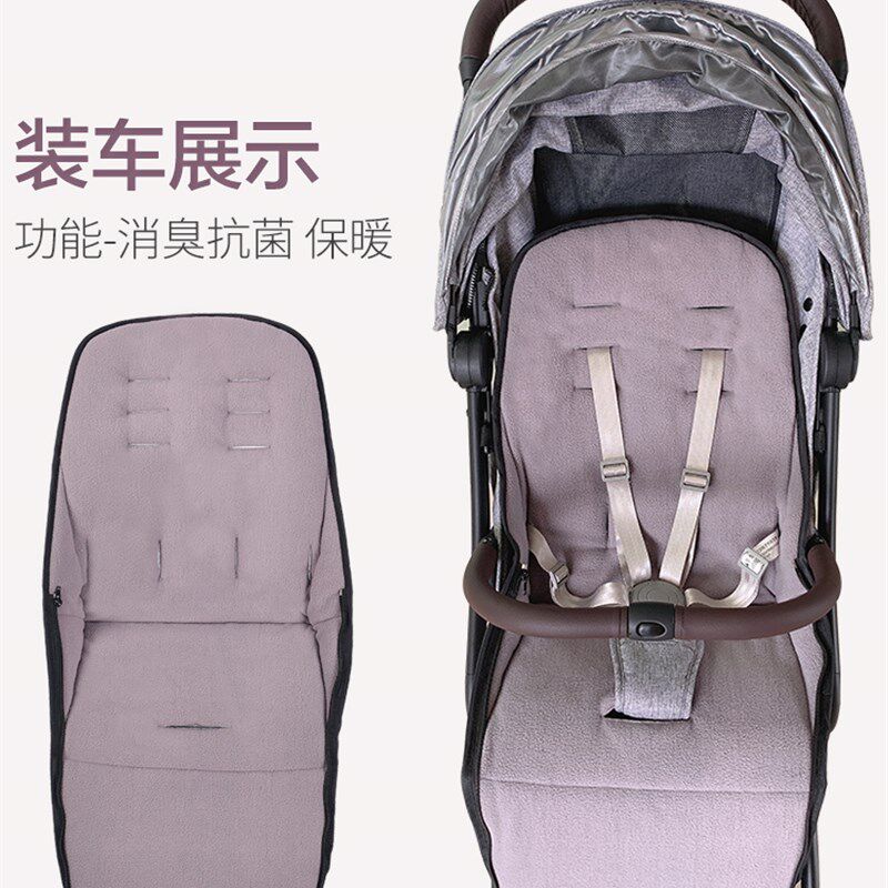 婴儿车睡袋保暖冬季外出防风通用脚套罩坐垫宝宝推车秋冬挡风被