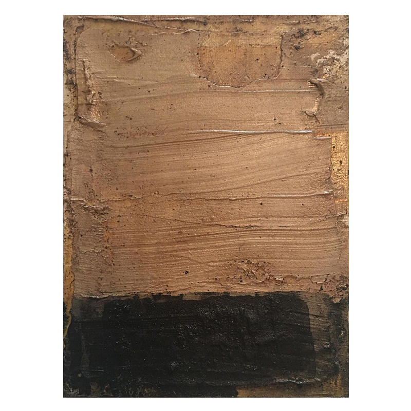 YASAN 侘寂风纯手绘大幅油画质感肌理客厅挂画抽象玄关背景装饰画