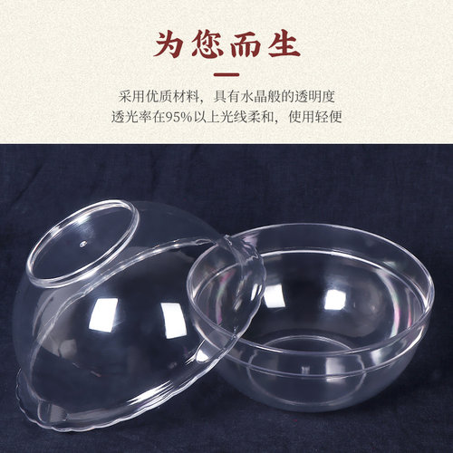 美容院用亚克力透明洁面盆一次性塑胶脸盆套加厚耗材配件