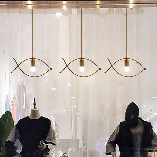 服装店橱窗吊灯装饰灯创意个性女装网红童装店铺收银台美甲轨道灯