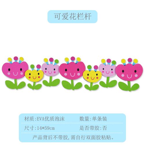 小学教室布置黑板报装饰班级文化墙贴幼儿园环创主题材料栏杆边条