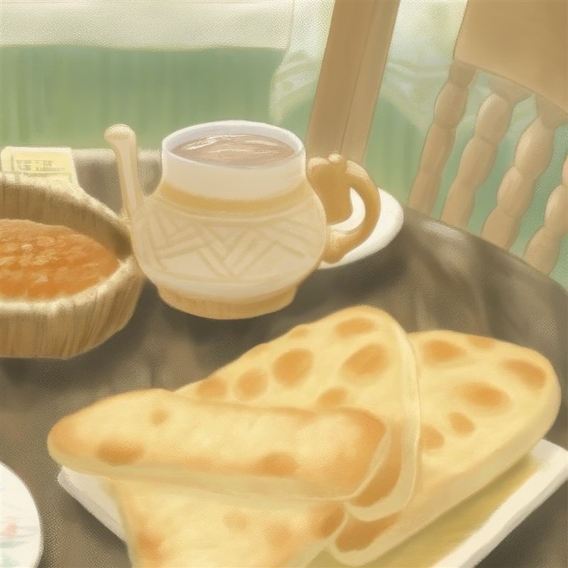 布纸有爱 一日之计 咖啡店装饰画甜品店方形创意挂画餐厅文艺插画