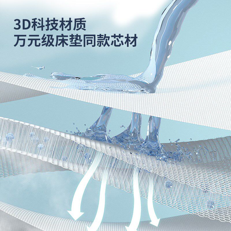 纳安纯3D床垫席梦思全水洗6D床垫全空气纤维透气3D丝榻榻米可定制