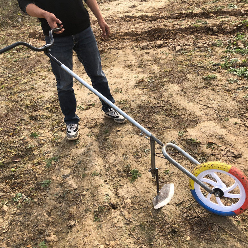农活神器耕地机开沟犁小型翻地松土神器农用除草神器工具锄草锄地