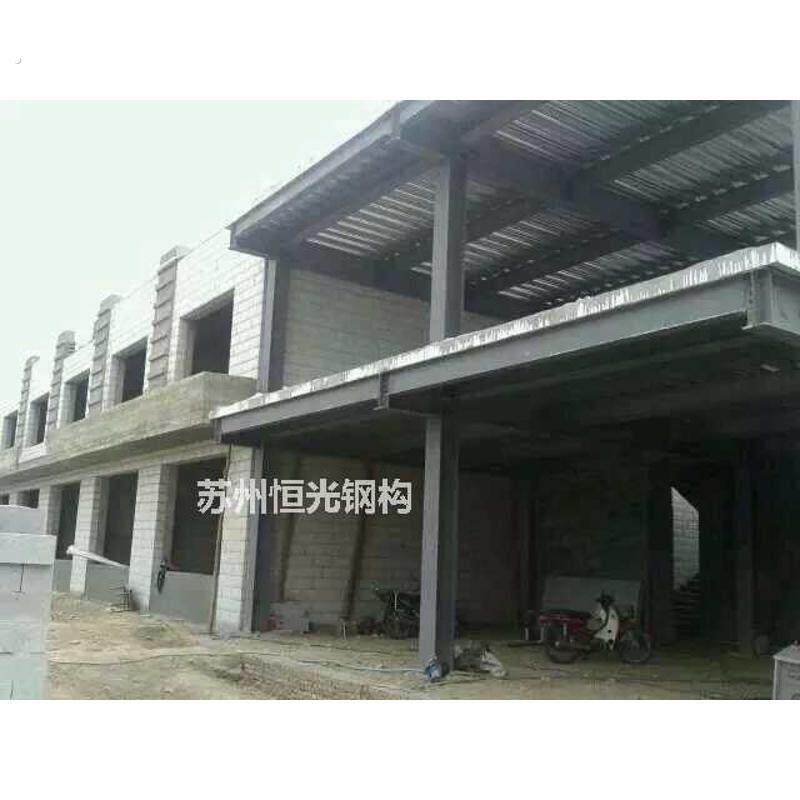 苏州阳光房钢结构加二层钢结构苏州楼梯钢结构厂平台