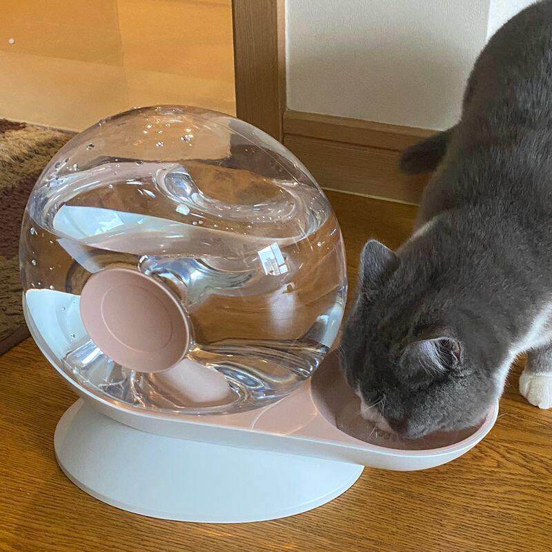 蜗牛猫咪饮水机不插电无线狗狗喝水自动喂水大容量宠物猫咪饮水器