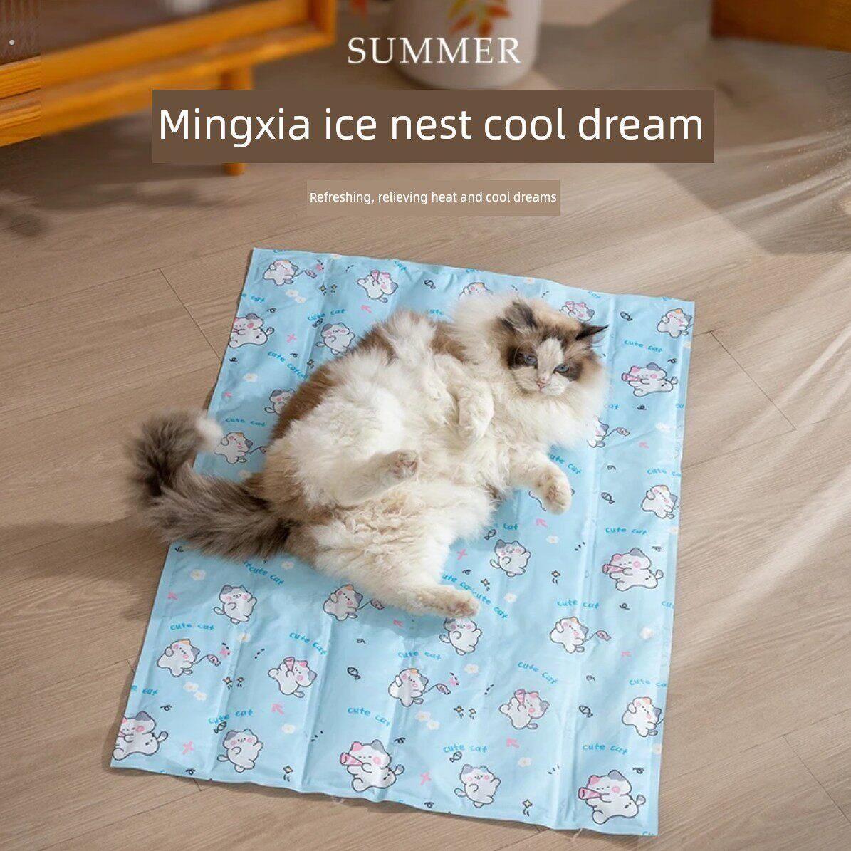 宠物冰垫猫和狗睡觉垫夏天凉爽的狗垫猫垫狗垫