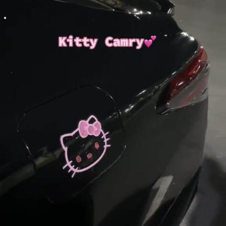可爱小猫咪汽车装饰贴纸创意可爱电动车高颜值女生车内装饰摆件